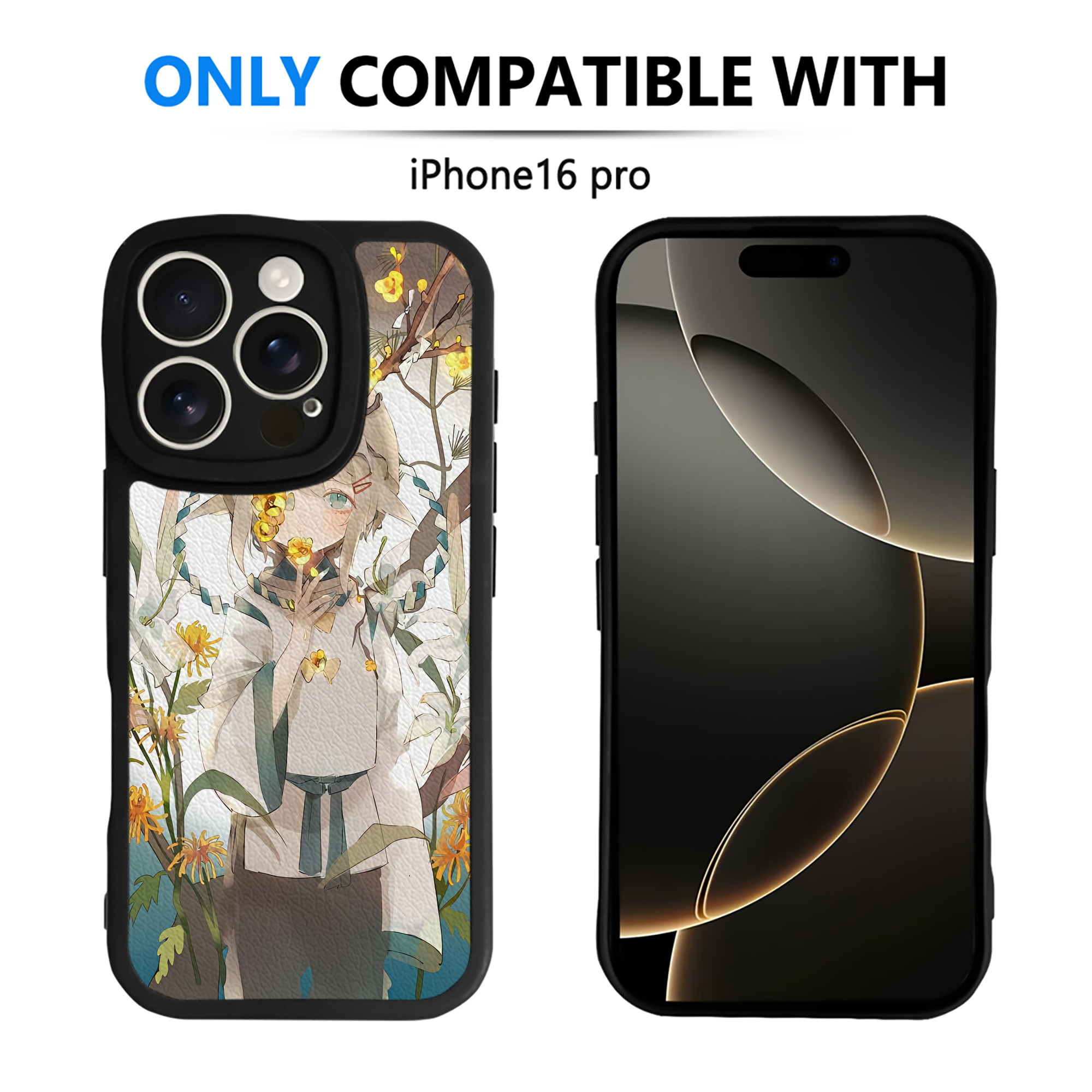 （画像用） 刀剣乱舞 Touken Ranbu 【iPhone 16シリーズ対応】シリコンスマホケース（レザー調） 材質：シリコン
